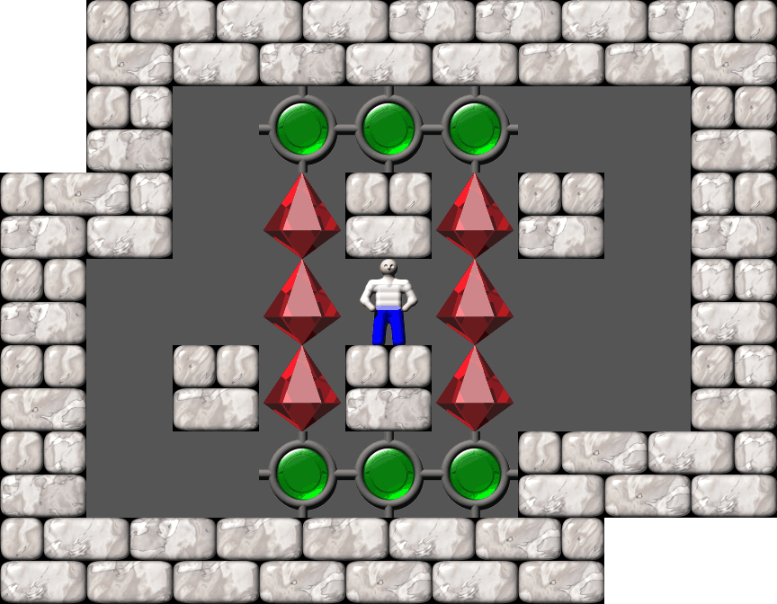 Sokoban Kevin 12 level 92